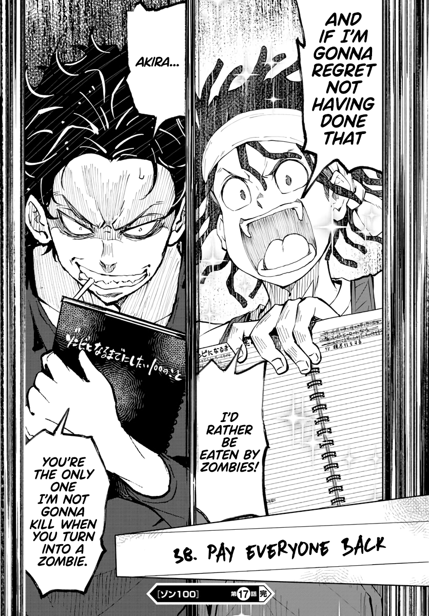 Zom 100: Bucket List of the Dead, Chapter 17 image 38